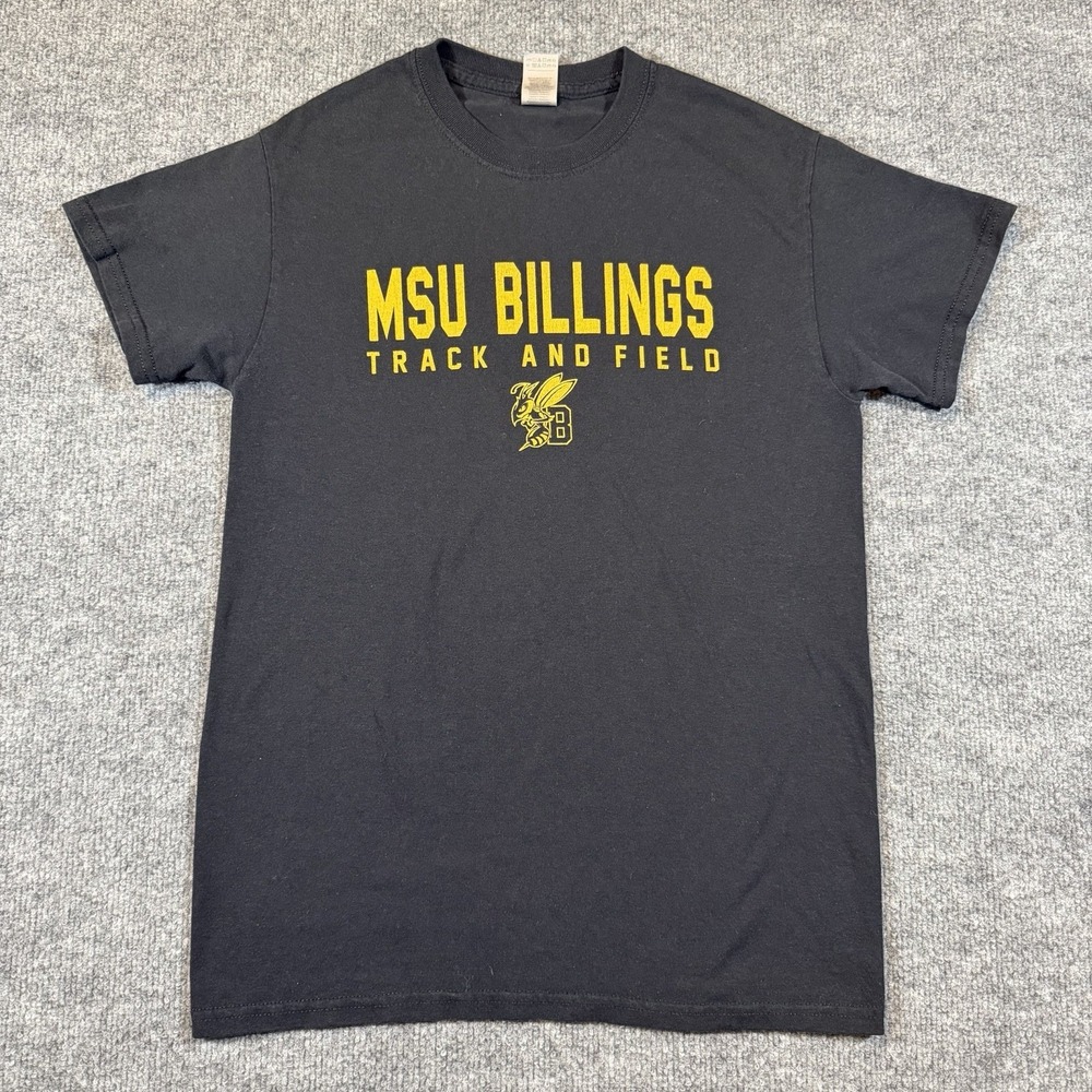 MSU Billings Yellowjackets Track and Field TShirt‎ Small Gildan DryBlend